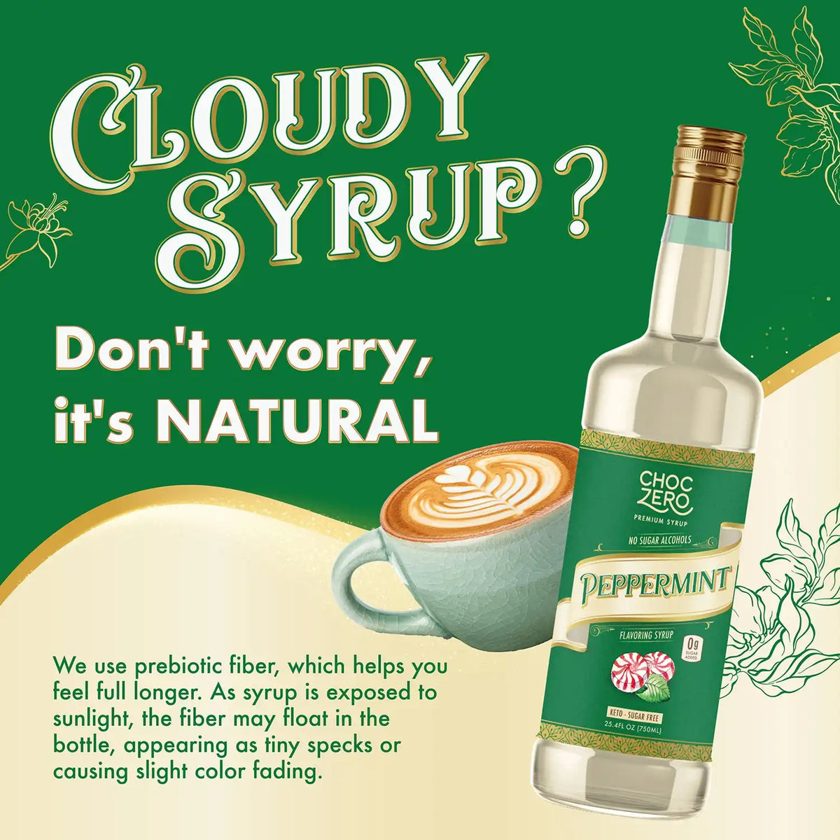 Sugar Free Peppermint Coffee Syrup