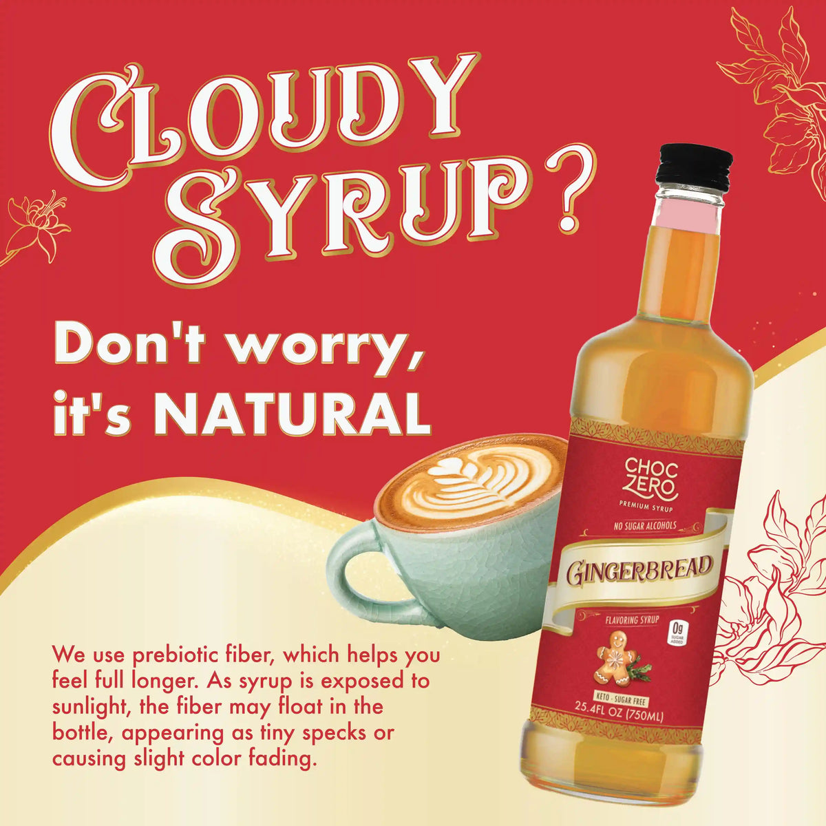Sugar Free Gingerbread Coffee Syrup
