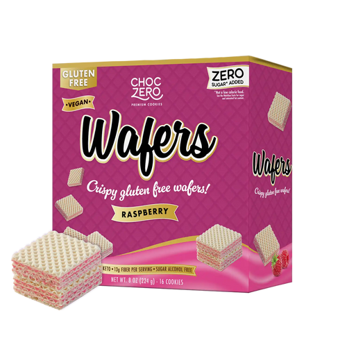 Raspberry Wafer Cookies